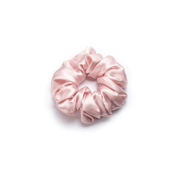 Шелковая Резинка для Волос Розовая Mon Mou